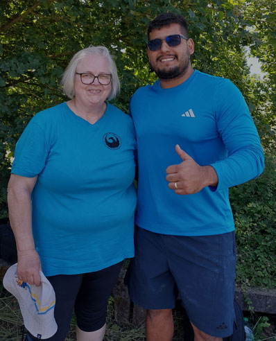 Claudia Ernst-Offermann und Uziel Munoz