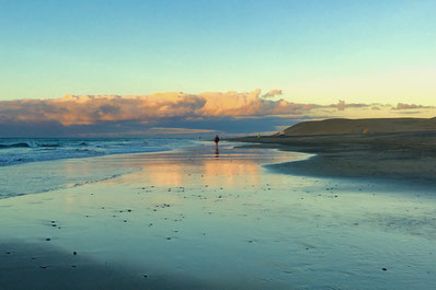 Strandlauf entlang der Dünen