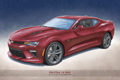 2014 Camaro 1LE limited edition drawing, 2015 Camaro 1LE limited edition drawing