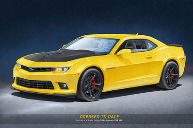 2014 Camaro 1LE limited edition drawing, 2015 Camaro 1LE limited edition drawing
