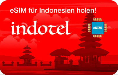 Airalo INDONESIEN eSIM 7 - 30 Tage 1GB - 20GB