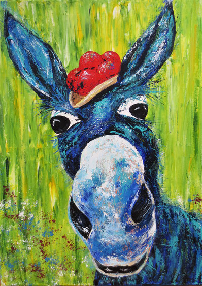 " Ohne Titel " Acryl auf Leinwand , 60 x 80 cm , BNr. 331