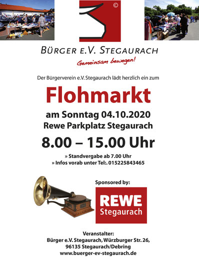 Flohmarkt Stegaurach Debring Rewe 04.10.2020