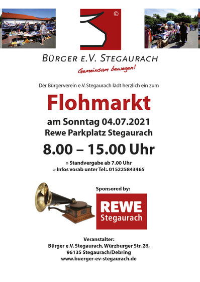 Flohmarkt Stegaurach Debring Rewe 04.07.2021