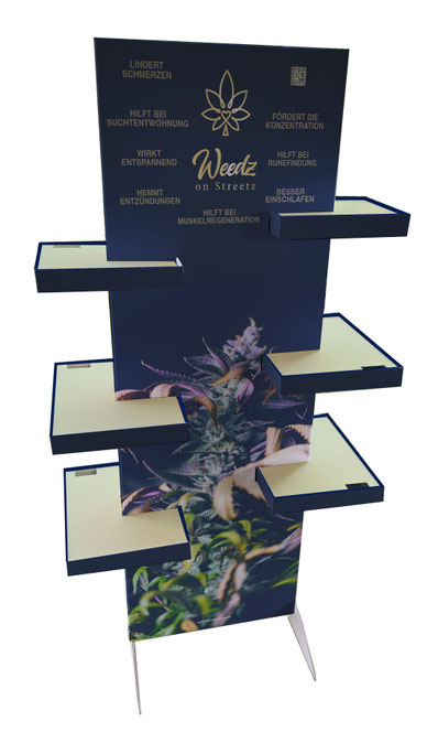 Bodendisplays aus Pappe bedrucken - Stemmler Display Group