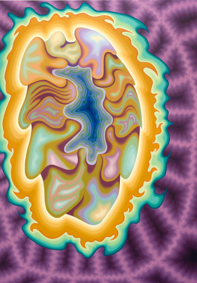 Sub-Bod, 2021, oil on canvas, 200 x 140 cm