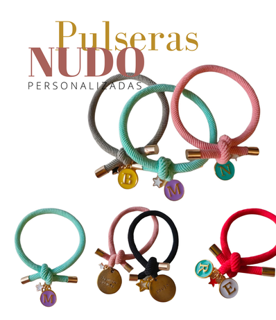 Pulseras nudo personalizadas