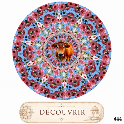 mandala vache sacrée - attirer l'abondance dans sa vie - à partir de 15€