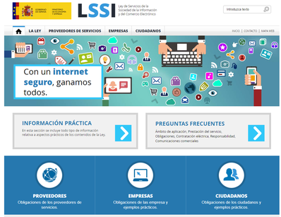 cumplir la LSSI