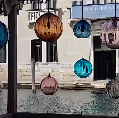 sfere di ricambio per lampadari di Murano
