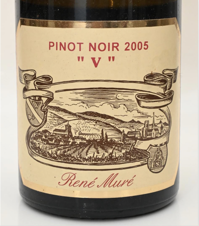 Le Pinot Noir "V" du Domaine Muré : V comme Vorbourg
