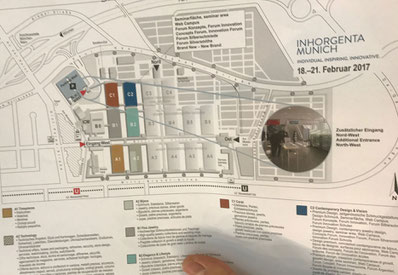 Inhorgenta, München, Messeplan, Goldschmiede