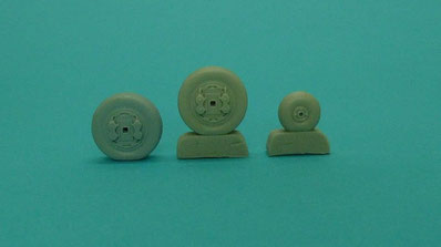 MustHave! Model wheels mirage III italeri