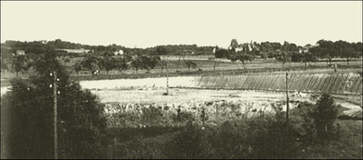 Ziegelei Radeberg Lotzdorf. Baggergrube