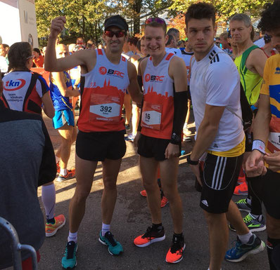 Me, together with Salava at the Munich Marathon this October (Picture: David)
