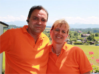 Ein eingespieltes Team: Matthias und Chantal Studer. Bild: zvg