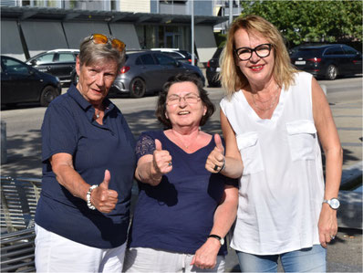 Das Team ist komplett: Angélique Renner, Erika Rota, Marianna Büchler (v.l.n.r.). Bild: zvg