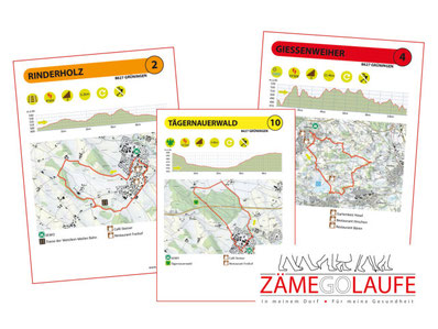 ZÄMEGOLAFE Grüningen bietet regelmässige Spaziergänge durch die Gemeinde. Bild: zämegolaufe.ch