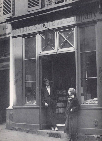 James Joyce i Sylvia Beach a la Shakespeare and Company