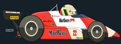 Andrea de Cesaris by Muneta & Cerracín