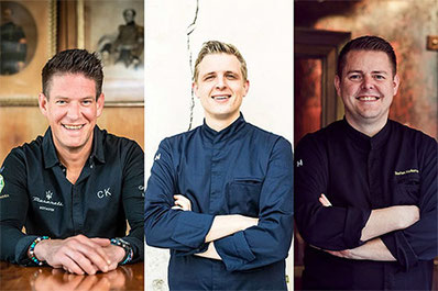 La cena a 6 mani di Marc Bernhart, Christian Kuchler e Stefan Heilemann presso il ristorante Mamesa di Malles in Alto Adige