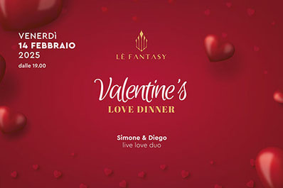 Valentinstag im Restaurant Lè Fantasy in Bozen in Südtirol