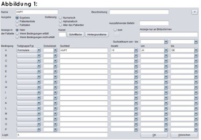 abasoft EVA Praxissoftware Arztsoftware Formulare PAL Listen