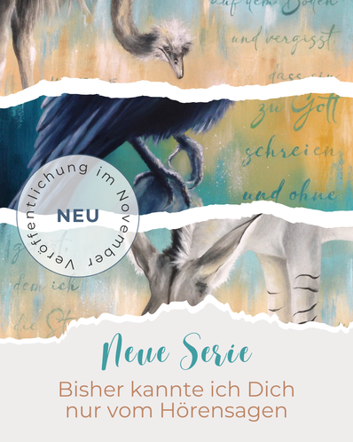 Hiob-Serie - Ausstellung - Kunst - Ölgemälde - Strauß, Rabe, Wildesel