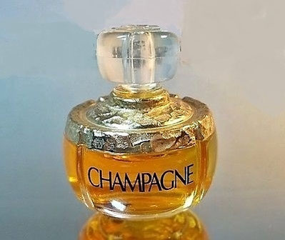 1) CHAMPAGNE - PETITE MINIATURE EAU DE TOILETTE 4 ML, PRESENTEE SEULE