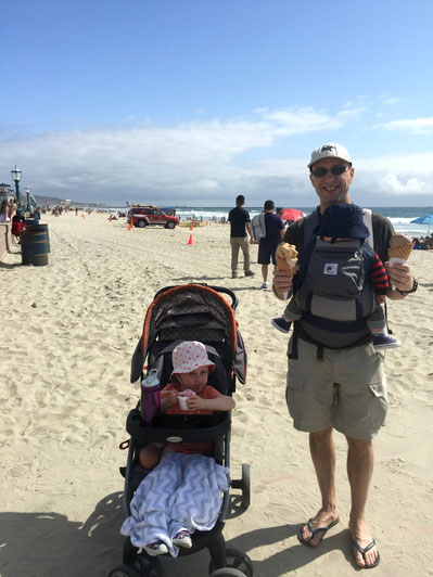 Mission Beach Boardwalk San Diego - Travel with a baby