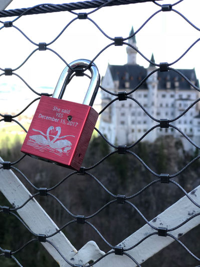 Heiratsantrag im Schloss Neuschwanstein