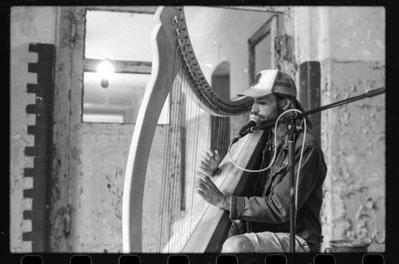 Andy Aquarius Rowan Farrell Grabowsee Live Celtic Harp 
