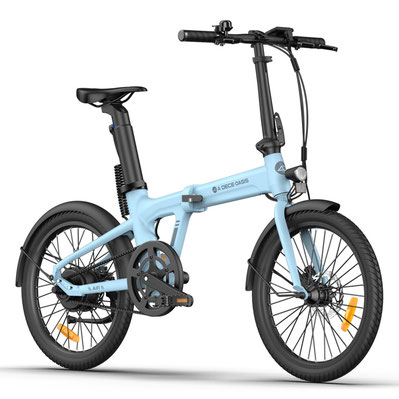 VOLT EDGEで取り扱うADO Air 20ブルーの電動アシスト自転車