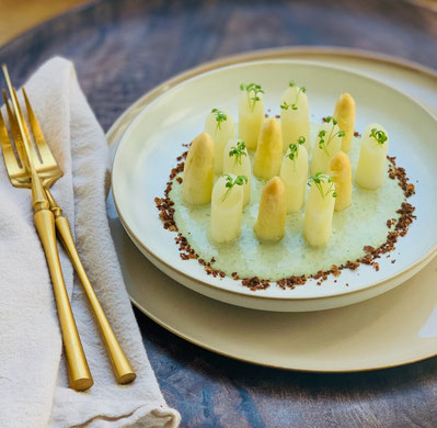 Spargel, Tonnato, Bärlauch