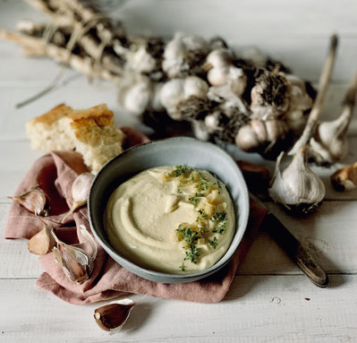 Aioli, Aioli Deluxe, Knoblauch, Knoblauchsauce, Knoblauchaioli, Knoblauchmayonnaise, Dip