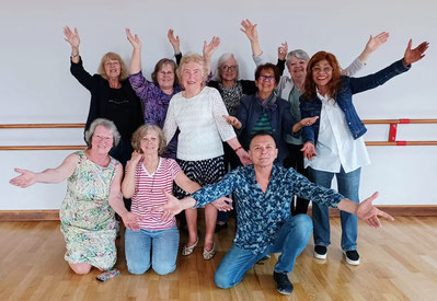 Dernier cours de la saison ,une partie du groupe de danse en ligne 2324 *** (20/06/24) 
