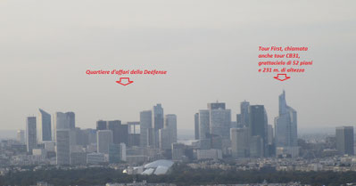 Tour First (1° grattacielo più alto a Parigi - 52 piani e 231 m.)