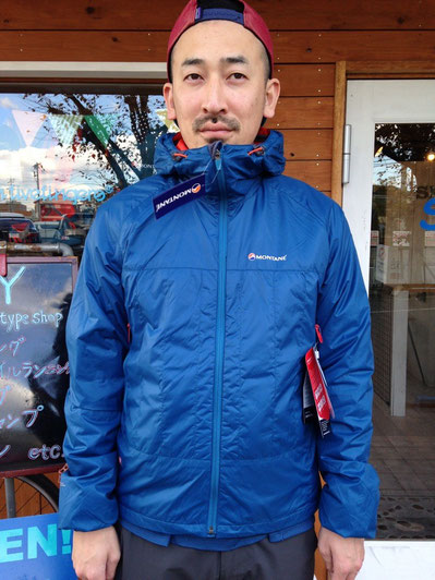 MONTANE（モンテイン）　PRISM JACKET（Moroccan Blue）　￥20,520（税込）　※残りSサイズ1点のみ