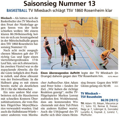 Bericht im Miesbacher Merkur am 12. März 2024 - Zum Vergrößern klicken