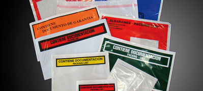 Sobres portadocumentos Contiene documentación 