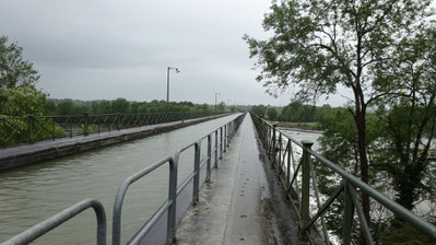 Pont canal sur l'Allier