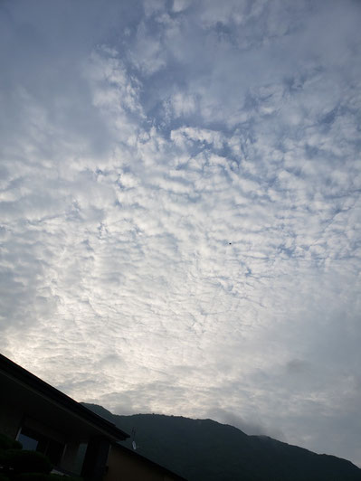 7月のある日の空