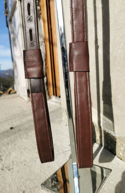 ETRIVIERES MONOBRANCHES CUIR SELLIER ARTISAN FRANCE