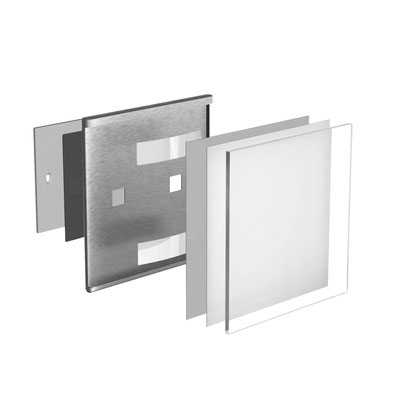 Glassnox Schildersystem Aufbau