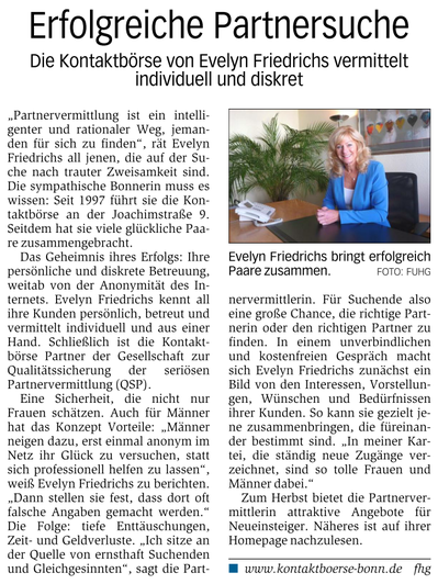 Partnervermittlung troisdorf