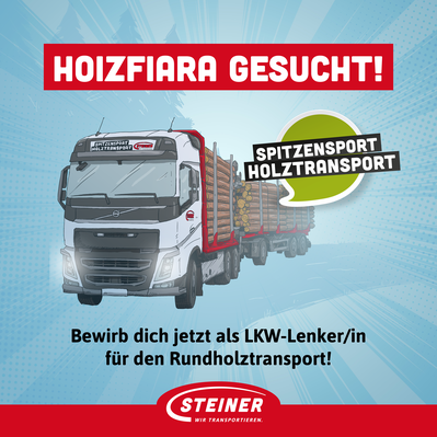 Lenker im Rundholztransport gesucht