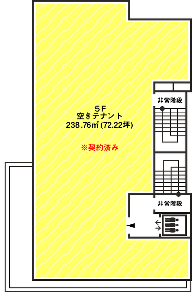 浜町くまビル5F フロアマップ