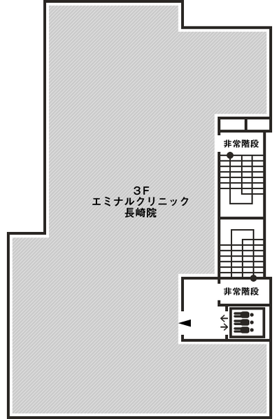 浜町くまビル3F フロアマップ