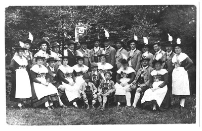 Die Schloßbergler um 1928, Foto: Archiv d' Schloßbergler