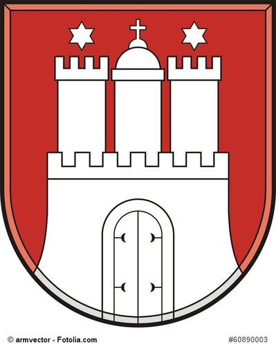 Hamburgs authority flag
